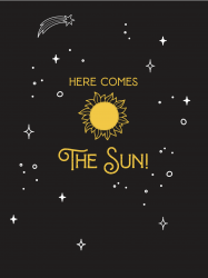 Here Comes the Sun Solstice Card